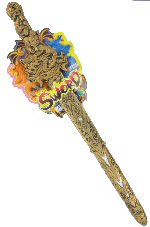 Art.nr: 42402 - ZWAARD OP KAART (6st.)