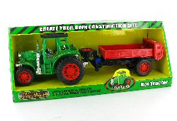 Art.nr: 43616 - TREKKER MET AANHANGWAGEN IN BOX (2st.)