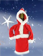 Art.nr: 49681 - WIJN-PULLOVER KERSTMAN (12st)