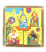 Art.nr: 50124 - HOUTEN PUZZEL MODEL: KASTEEL (2st.)