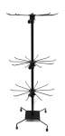 Art.nr: 50670B - DISPLAYREK LAAG ZWART.