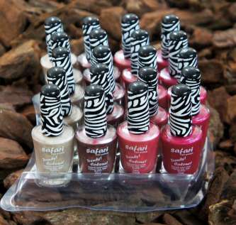 Art.nr: 77787 - SAFARI NAGELLAK ROSE/CREME (20st)