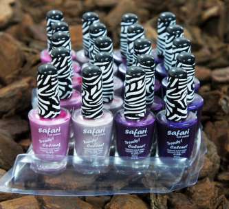 Art.nr: 77791 - SAFARI NAGELLAK ROSE/PAARS (20st)