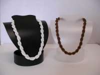 Art.nr: 81079A - OPVOUWBARE HALS DISPLAY WIT (12st)