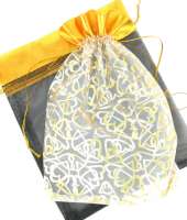 Art.nr: 82990B - Cadeauzakje Wit + Hart (100 st)