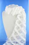 Art.nr: 83081B - SJAWL WIT (2st)