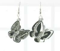 Art.nr: 88238 - OORBELLEN STRASS VLINDER (4st)
