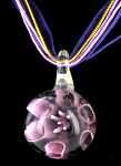 Art.nr: 88602 - HALSKETTING MURANO ROND/BLOEM (12st)