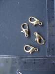 Art.nr: 93243 - KARABIJN SLUITING GOUD (50st)
